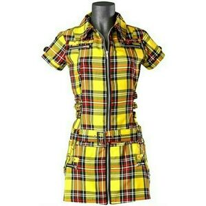 Hell Bunny Punk tartan dress